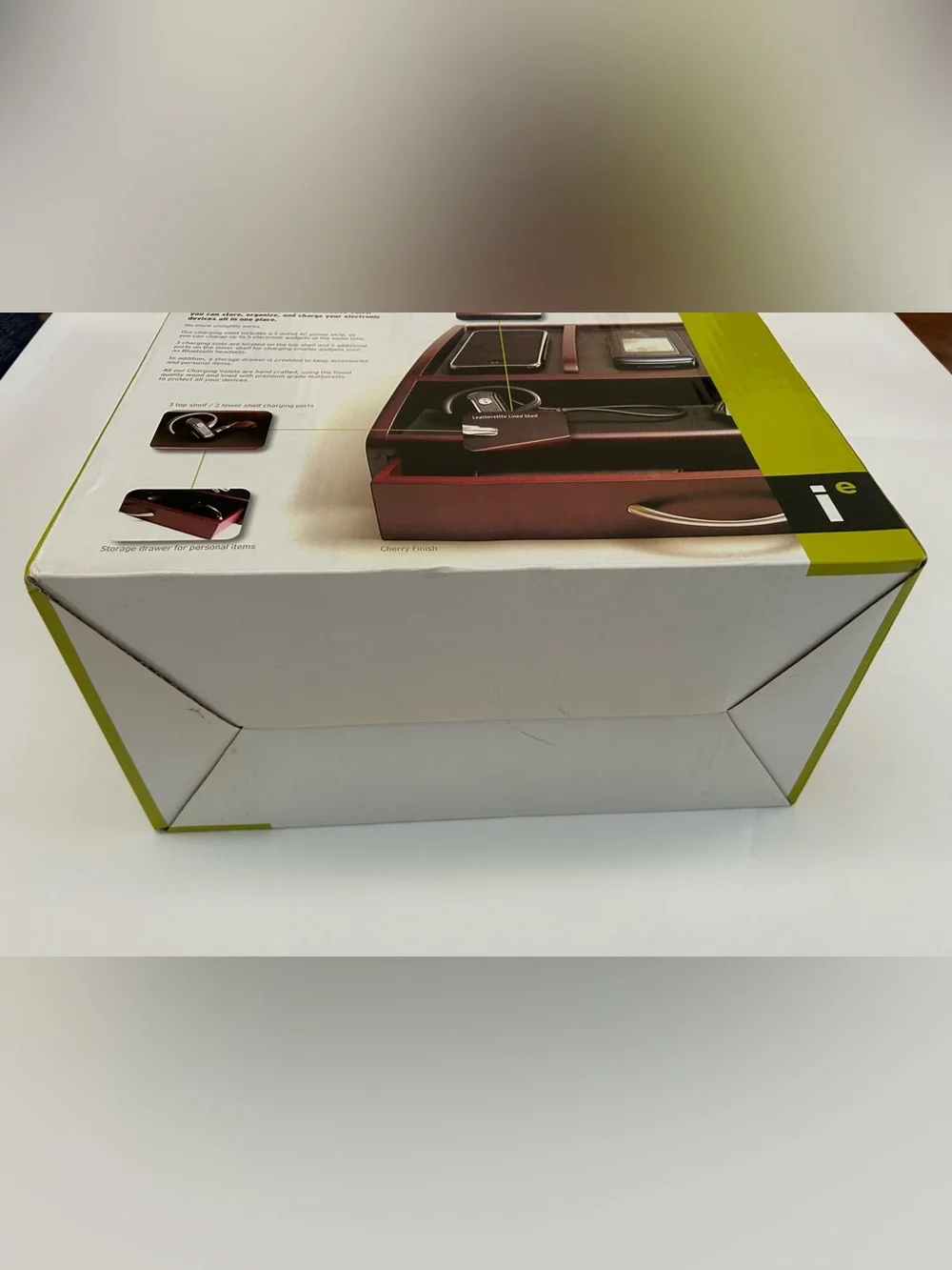 NEW Executive Charging Valet - Cherry Wood